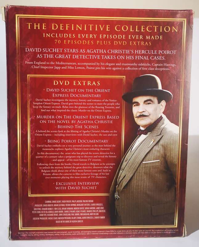 Agatha Christies Poirot - The Definitive Collection Series 1-13 (70-DVD)