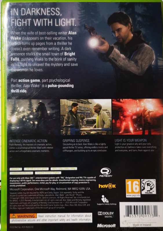 Alan Wake (XBOX 360)
