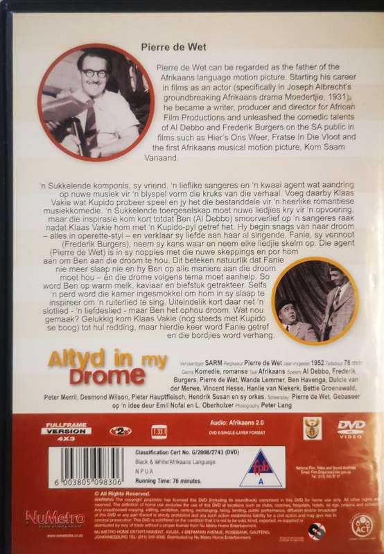 Altyd in my Drome (DVD)