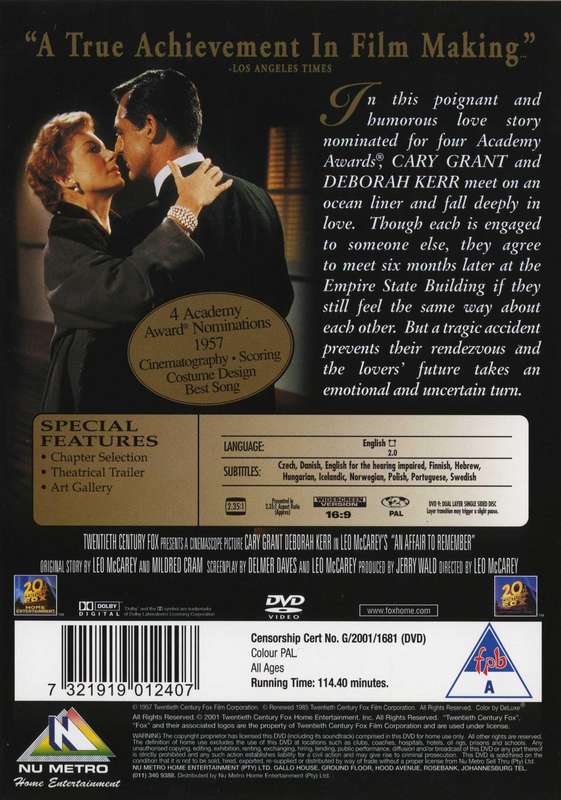 An Affair to Remember (DVD)