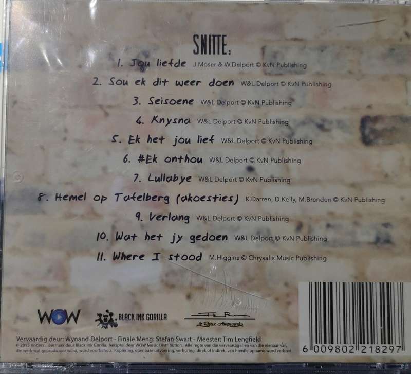 Anders - #Ek Onthou (CD) [New]