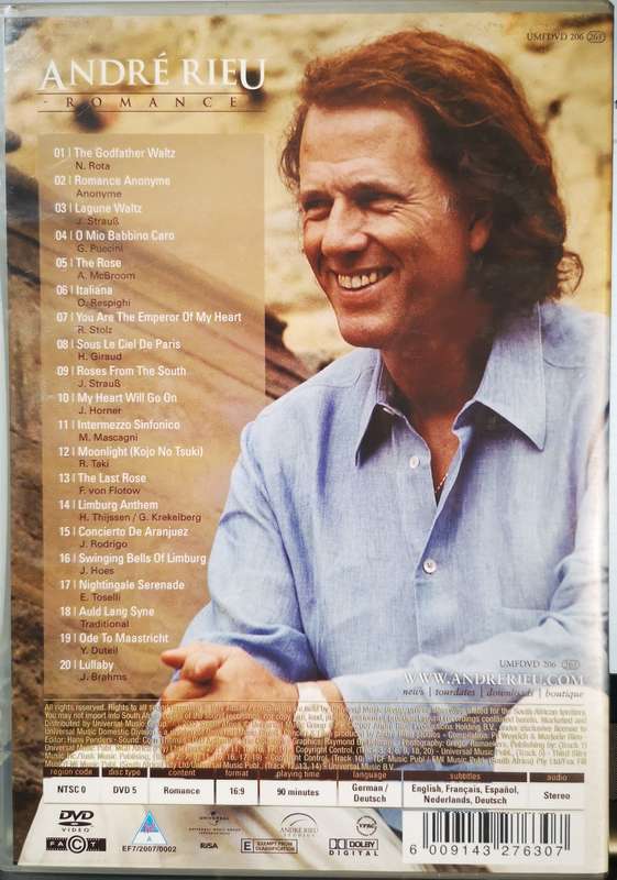Andre Rieu - Romance (2007) (DVD)