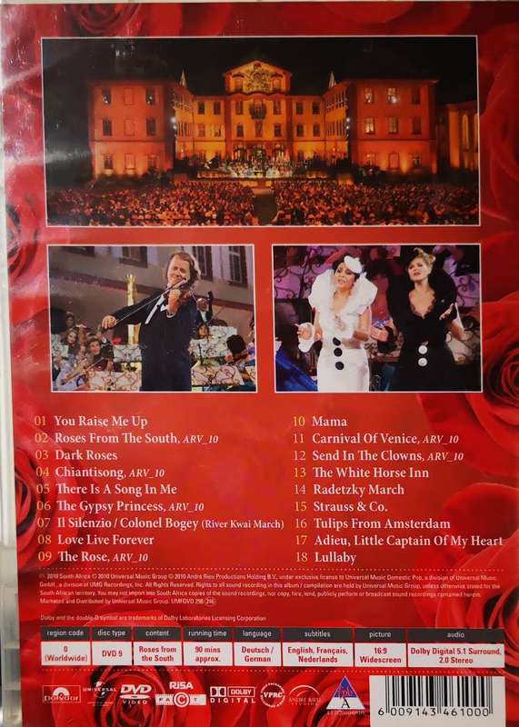 Andre Rieu - Roses from the South (2010) (DVD)