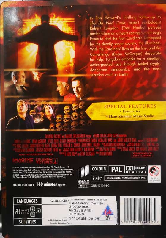 Angels & Demons - Extended Edition (2-DVD Steelcase) [New]