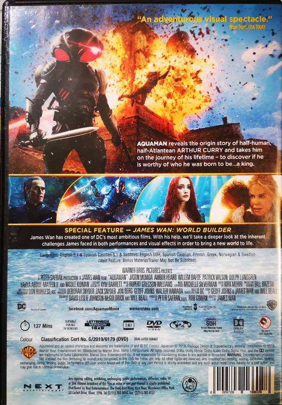 Aquaman (2018) (DVD)
