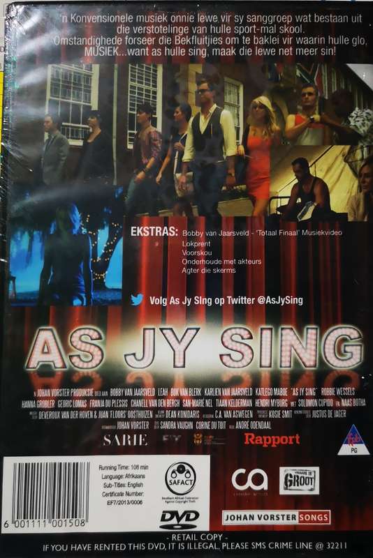 As Jy Sing (DVD)