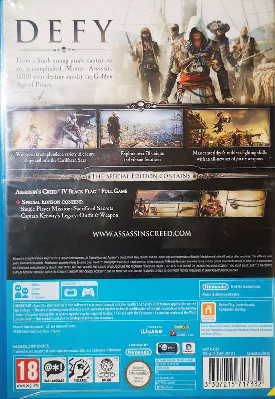 Assassin's Creed IV - Black Flag (Wii U)