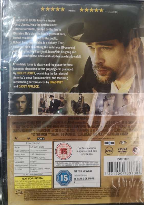 The Assassination Of Jesse James By The Coward Robert Ford (DVD) [New]