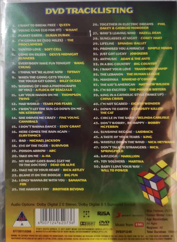 Awesome 80s Music Video Collection Vol 5 (DVD)