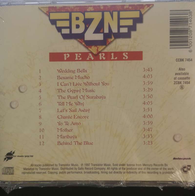 BZN - Pearls (CD)