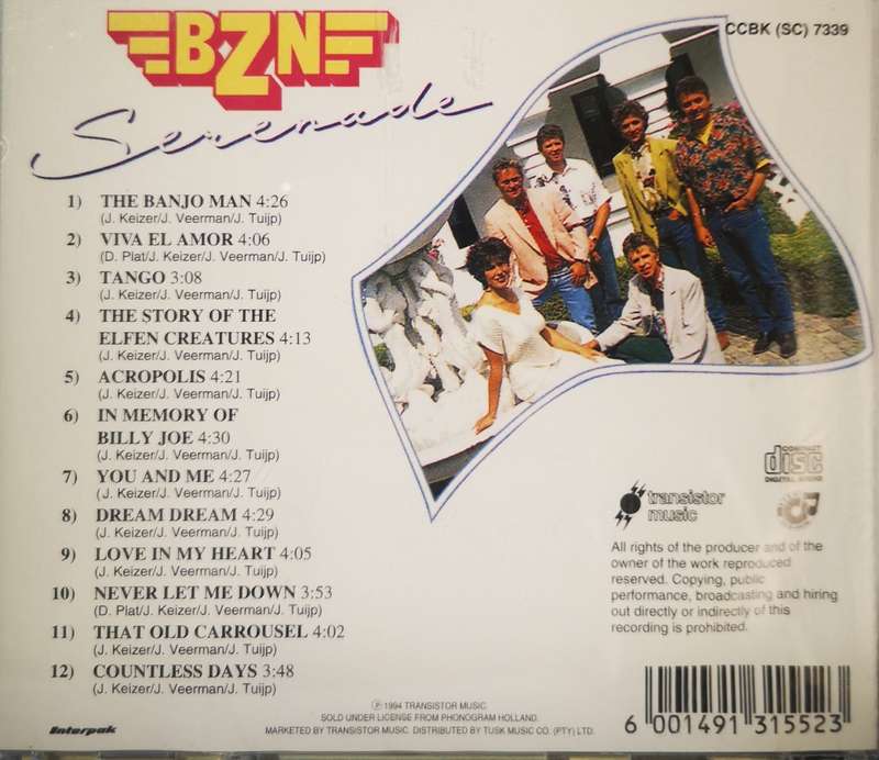 BZN - Serenade (CD)