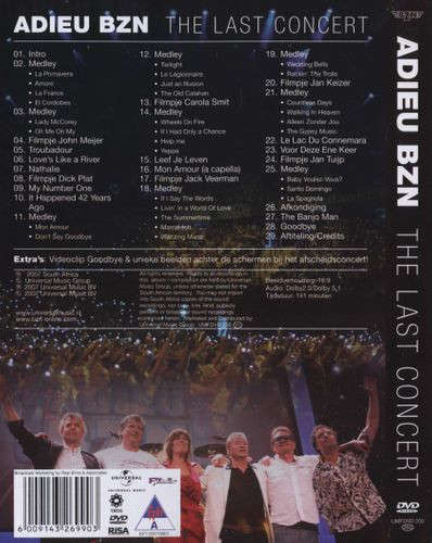BZN - The Last Concert (DVD)
