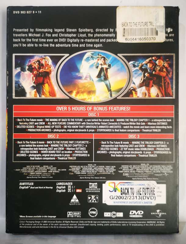 Back to the Future - Trilogy (3-DVD)