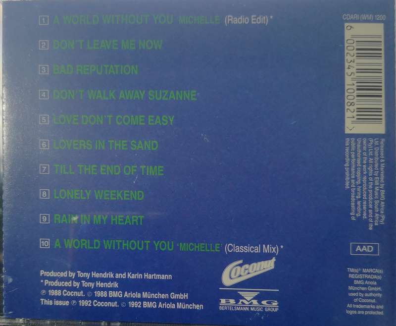 Bad Boys Blue - My Blue World (CDARI1200) (CD)