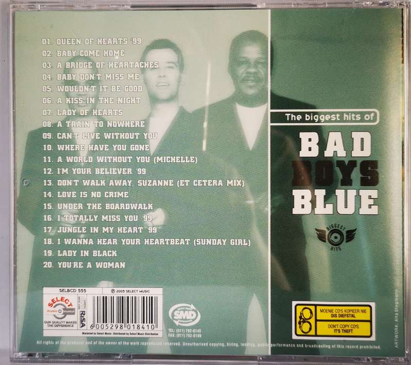 Bad Boys Blue - The Biggest Hits Of Bad Boys Blue (CD)