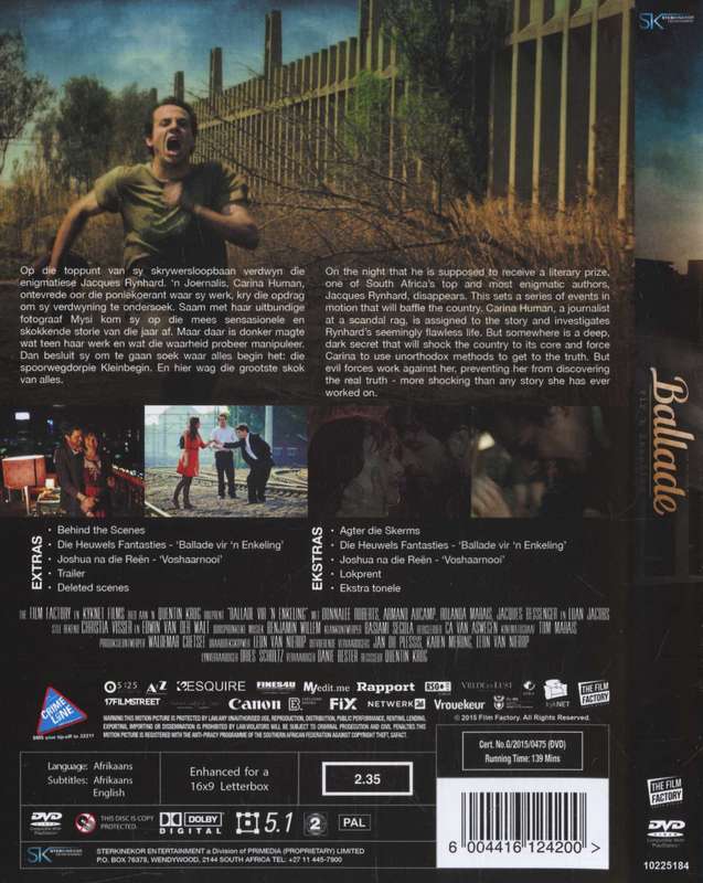Ballade vir 'n Enkeling (DVD)