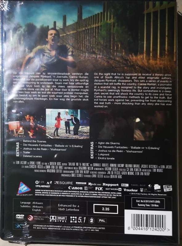 Ballade vir 'n Enkeling (DVD) [New]
