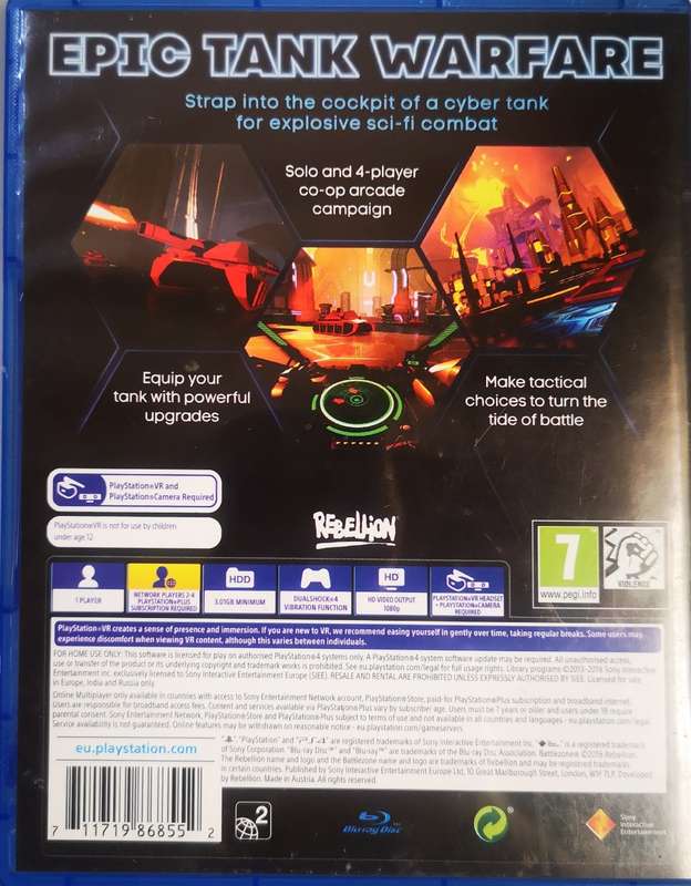 Battlezone (PS4 VR) / As New