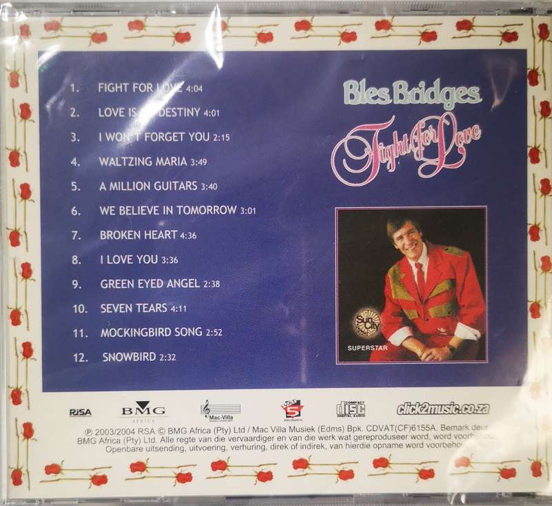 Bles Bridges - Fight for Love (CD) [New]