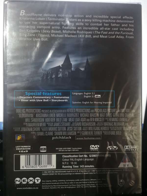 Bloodrayne (DVD) [New]