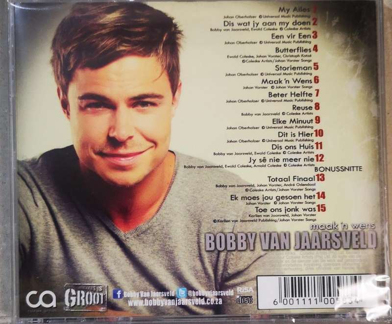 Bobby Van Jaarsveld - Maak n Wens (CD) [New]