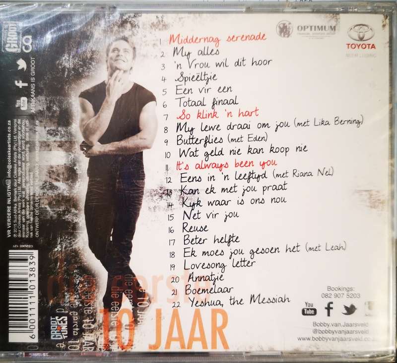 Bobby van Jaarsveld - Die Eerste 10 Jaar (CD) []