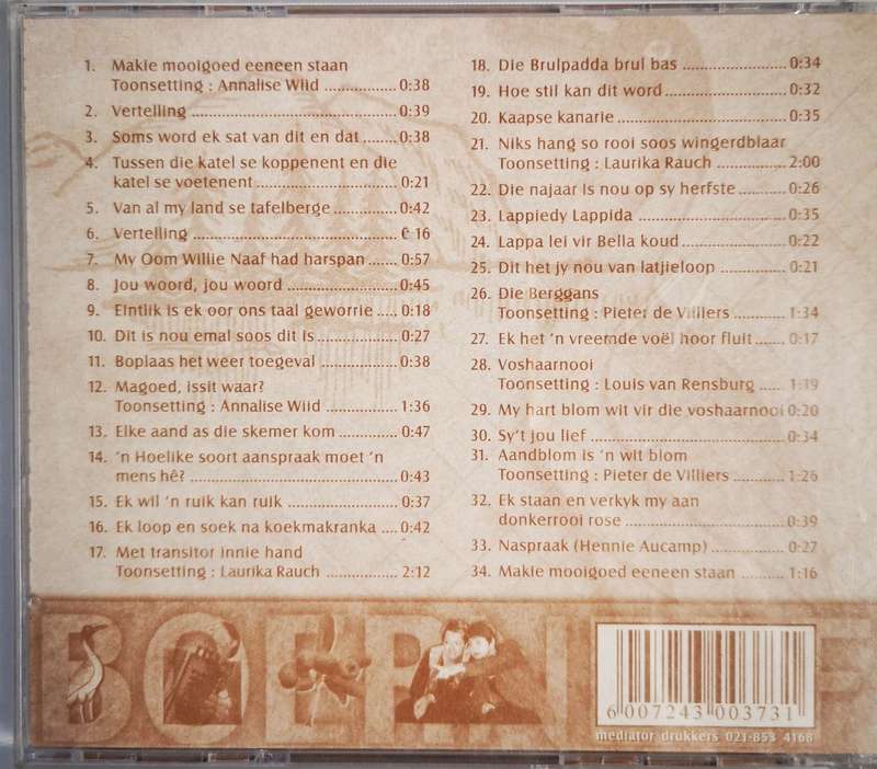 Boerneef - Makie Mooigoed Staan (Helena Conradie, Annalise Wiid) (CD)