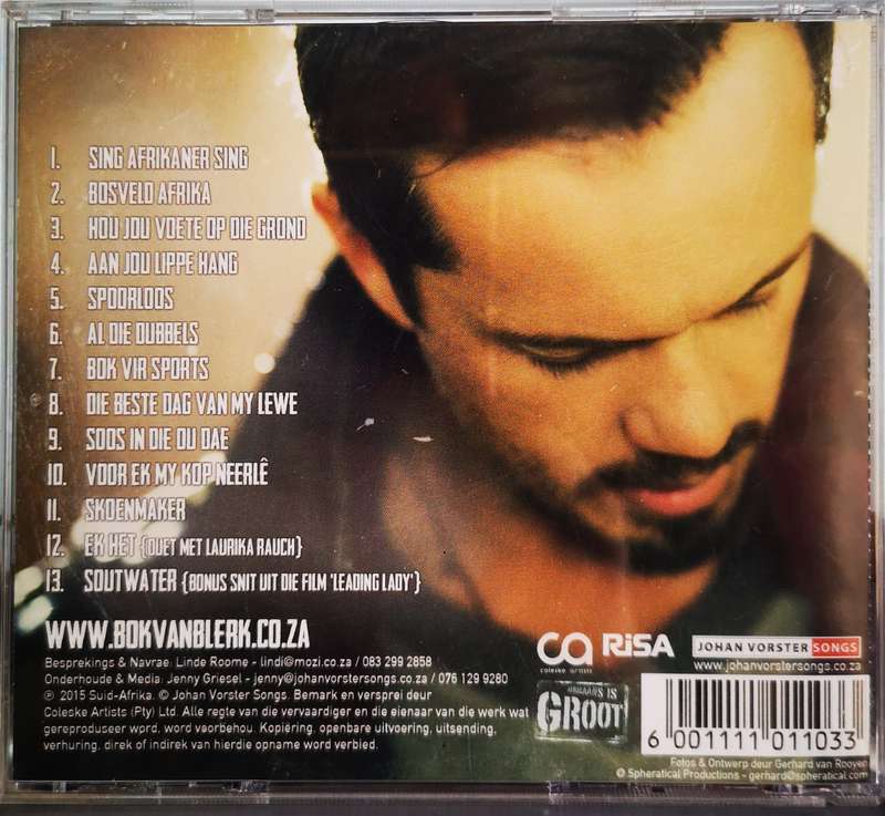 Bok van Blerk - Sing Afrikaner Sing (CD)