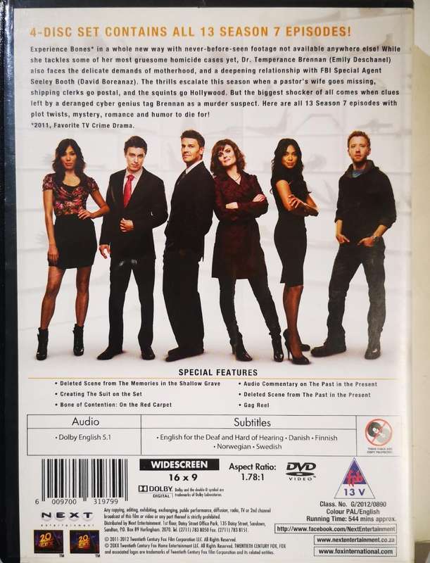 Bones - Season 7 (4-DVD)