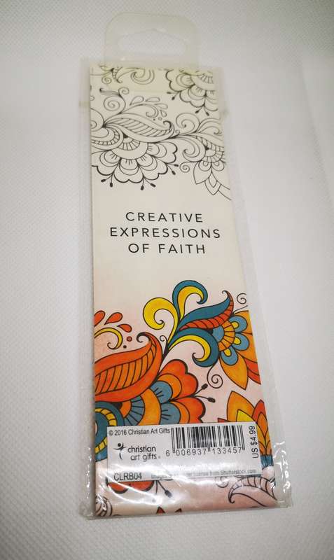 Colouring Bookmark Set - Faith 5pc (Creative Expresions of Faith)