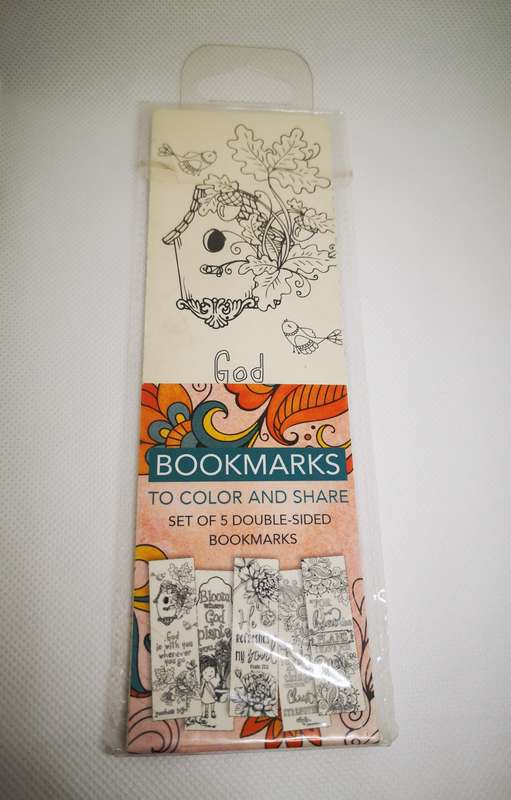 Colouring Bookmark Set - Faith 5pc (Creative Expresions of Faith)