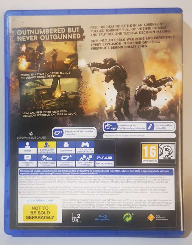 Bravo Team (PS4 VR) / As New