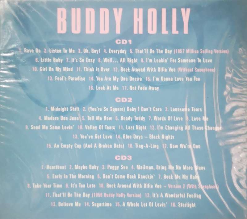 Buddy Holly - Original Recordings (3-CD Box set) [New]
