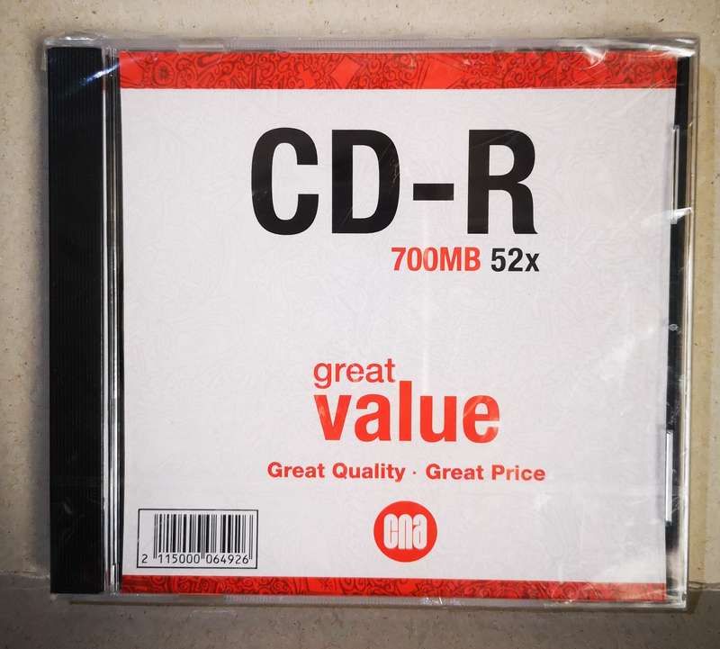 CD-R 700MB 52x CNA (CD) [New]
