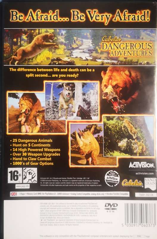 Cabela's Dangerous Adventures (PS2) 1