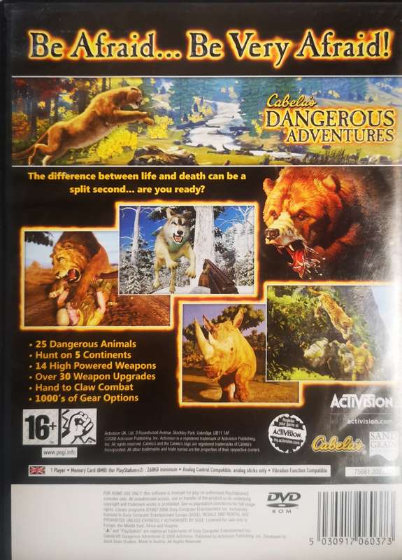 Cabela's Dangerous Adventures (PS2) 2