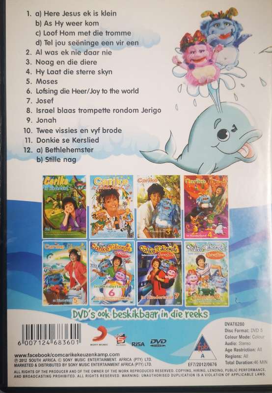 Carike en Ghoempie kuier saam met Ghoeghoe in Bybelland 9 (DVD)