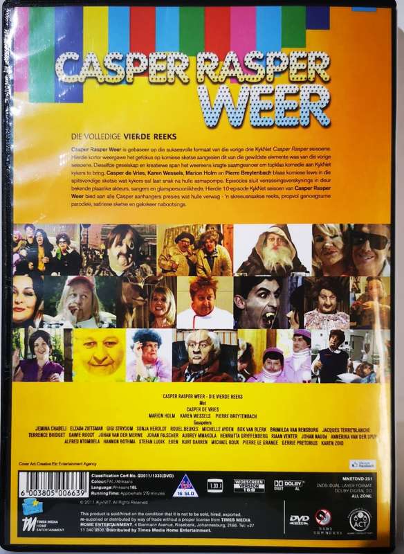 Casper de Vries - Casper Rasper Weer 4 (DVD)
