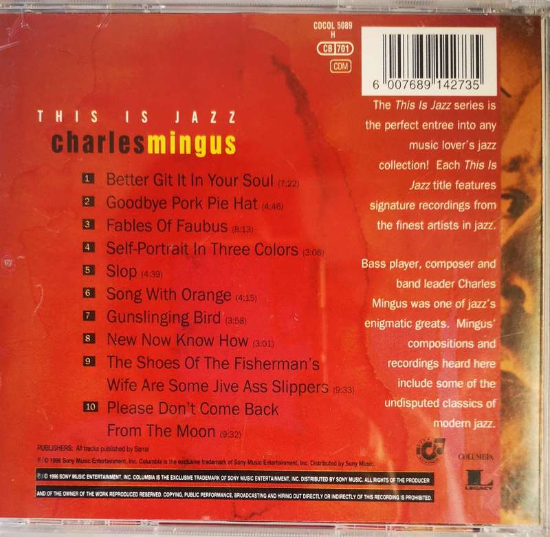 Charles Mingus - This Is Jazz (CD)