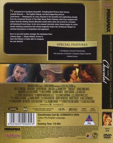 Chocolat (DVD) [New]