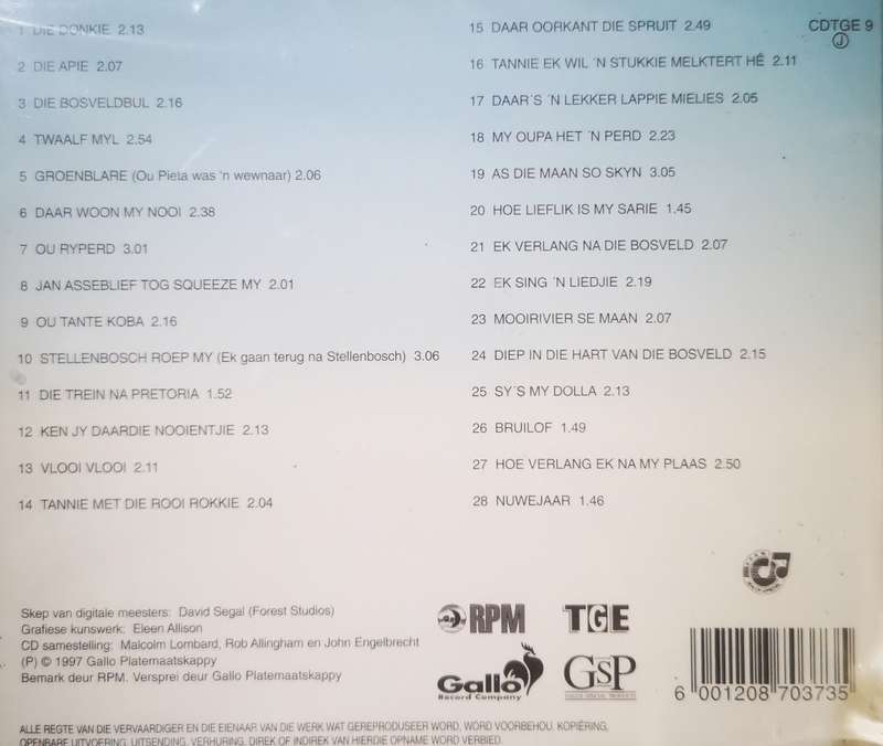 Chris Blignaut - So het hulle gespeel Vol 2 (CD)