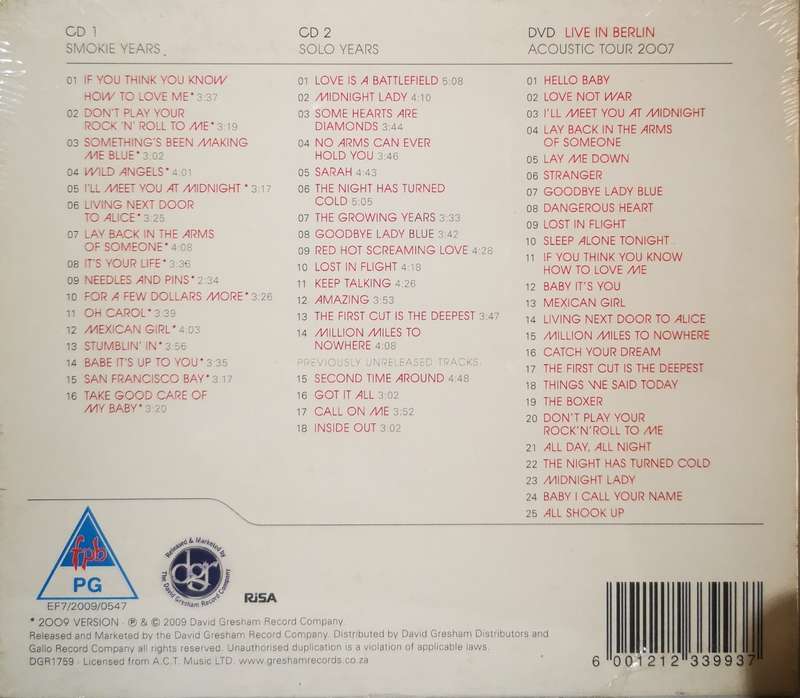Chris Norman - The Hits! Smokie - And The Solo Years (2-CD+1DVD) [New]