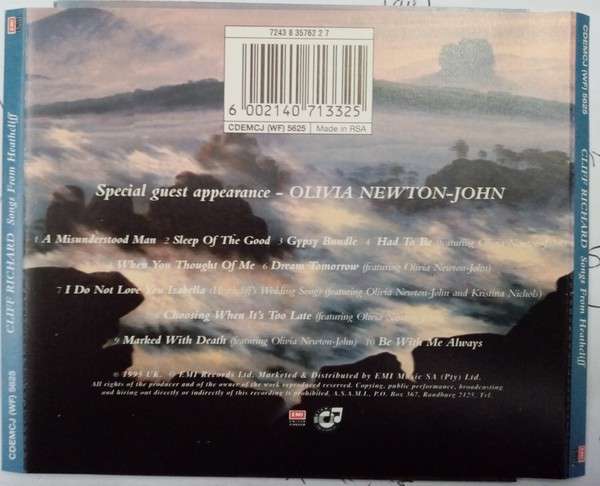 Cliff Richard - Songs From HeathCliff (CD) [New]