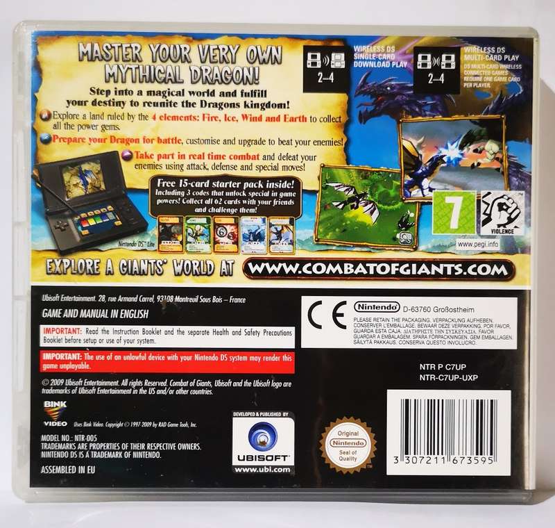 Combat of Giants - Dragons (Nintendo DS)