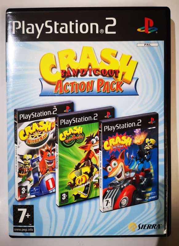 Crash Bandicoot - Action Pack (PS2)