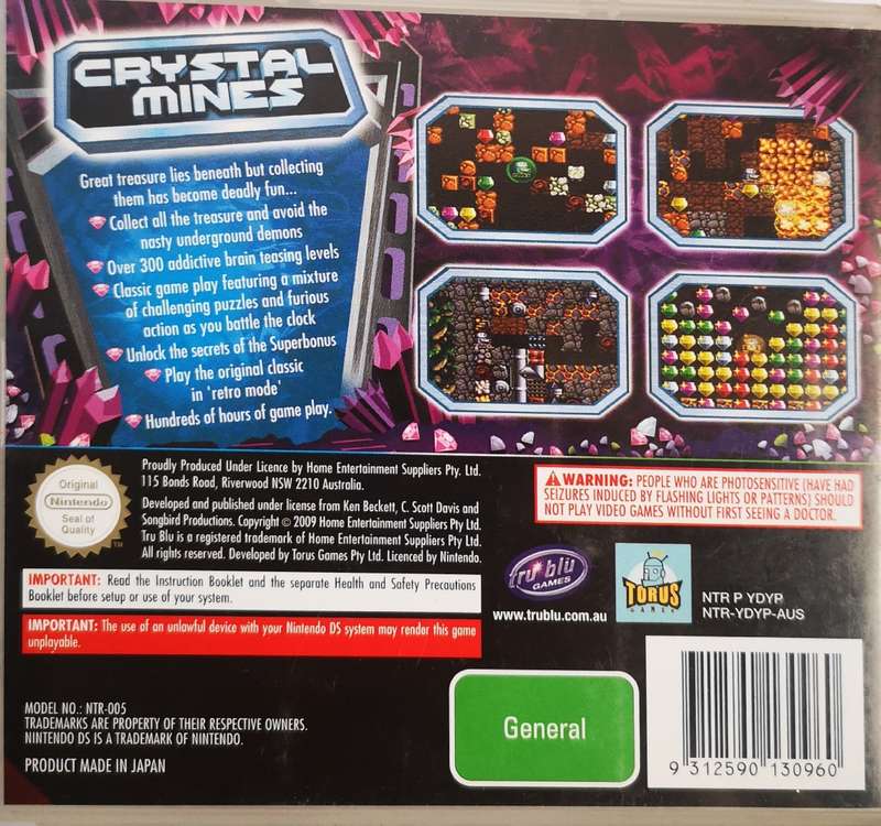 Crystal Mines (Nintendo DS)