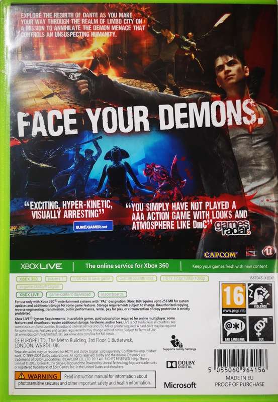 DMC - Devil May Cry (XBOX 360)