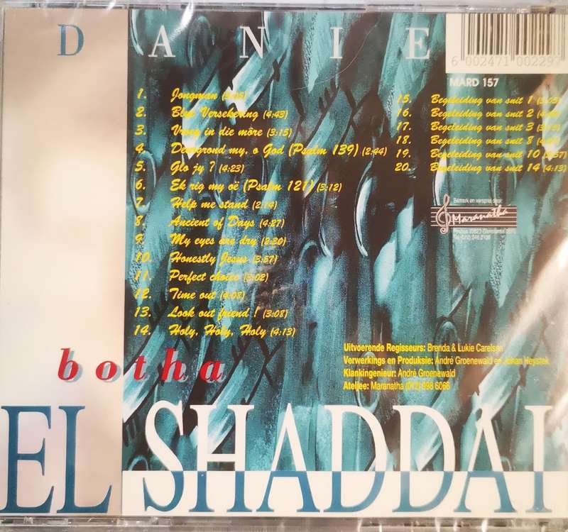 Danie Botha - El Shaddai (CD) [New]