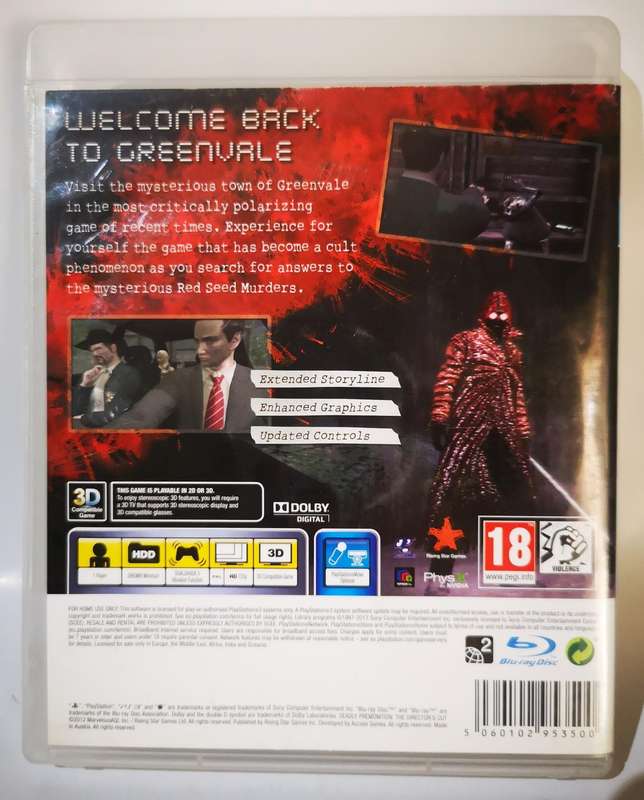 Deadly Premonition - The Director's Cut (PS3)