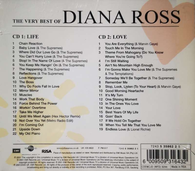 Diana Ross - Love & Life - The Very Best of (2-CD)